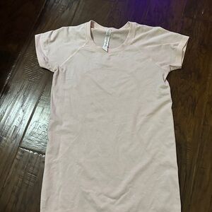 lululemon athletica Light Pink Swiftly Tech Short Sleeve T-Shirt
